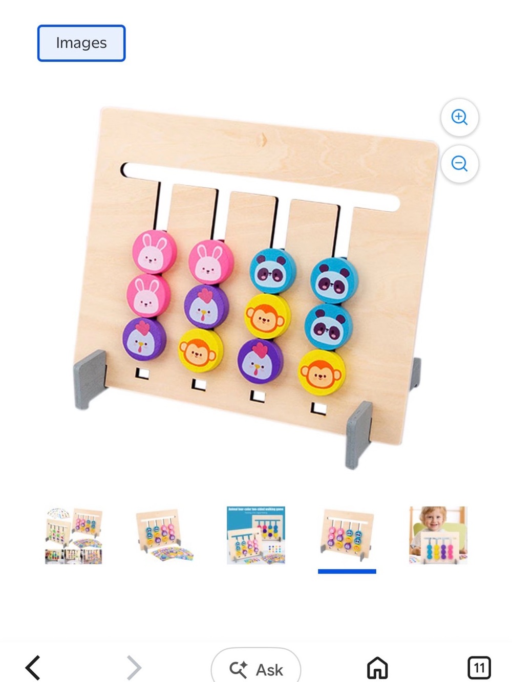 Four Color Logic Game + Expression Puzzle Building Blocks + - Picture 7 of 12